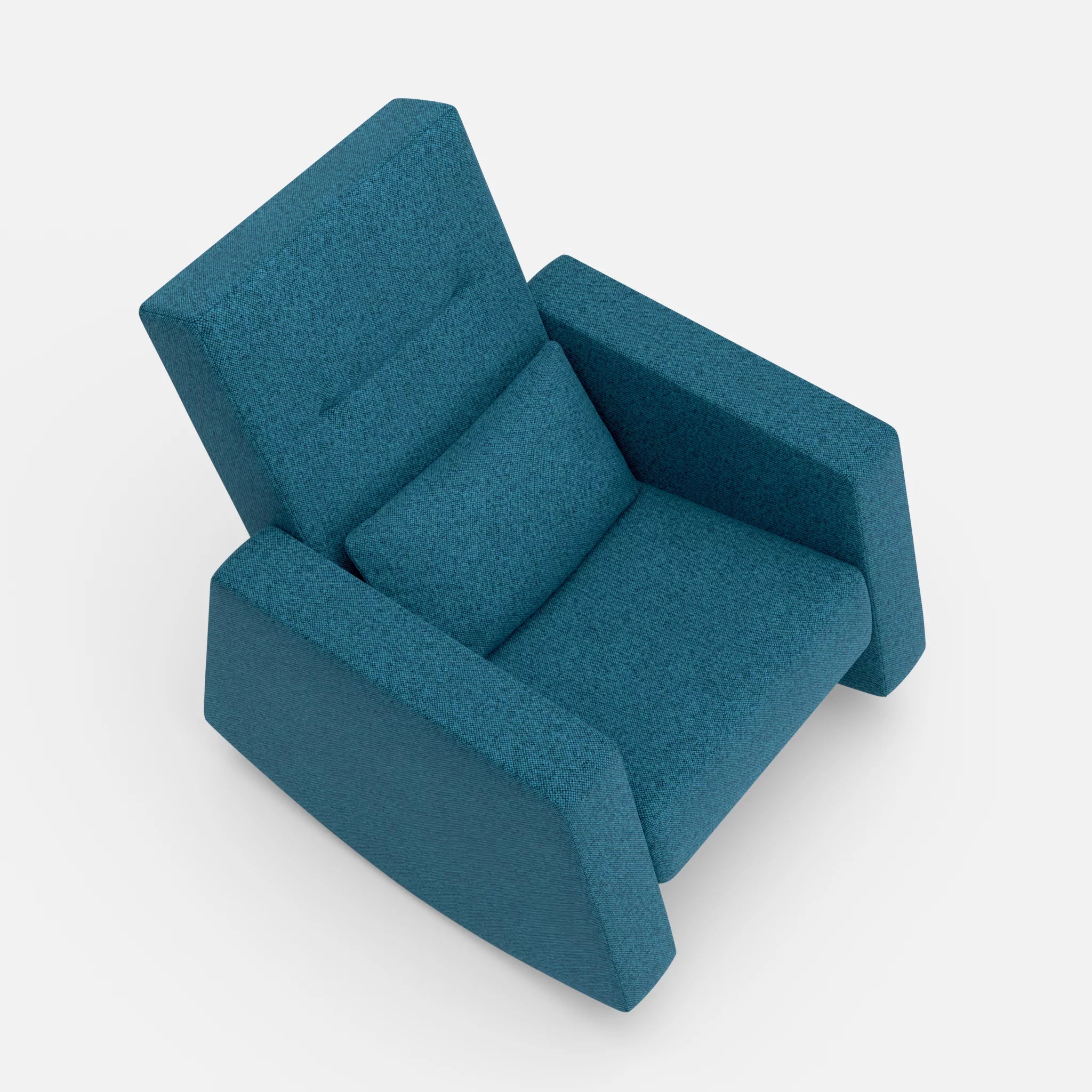 Schaukelsessel Softrocker celia0203 in Blau von oben