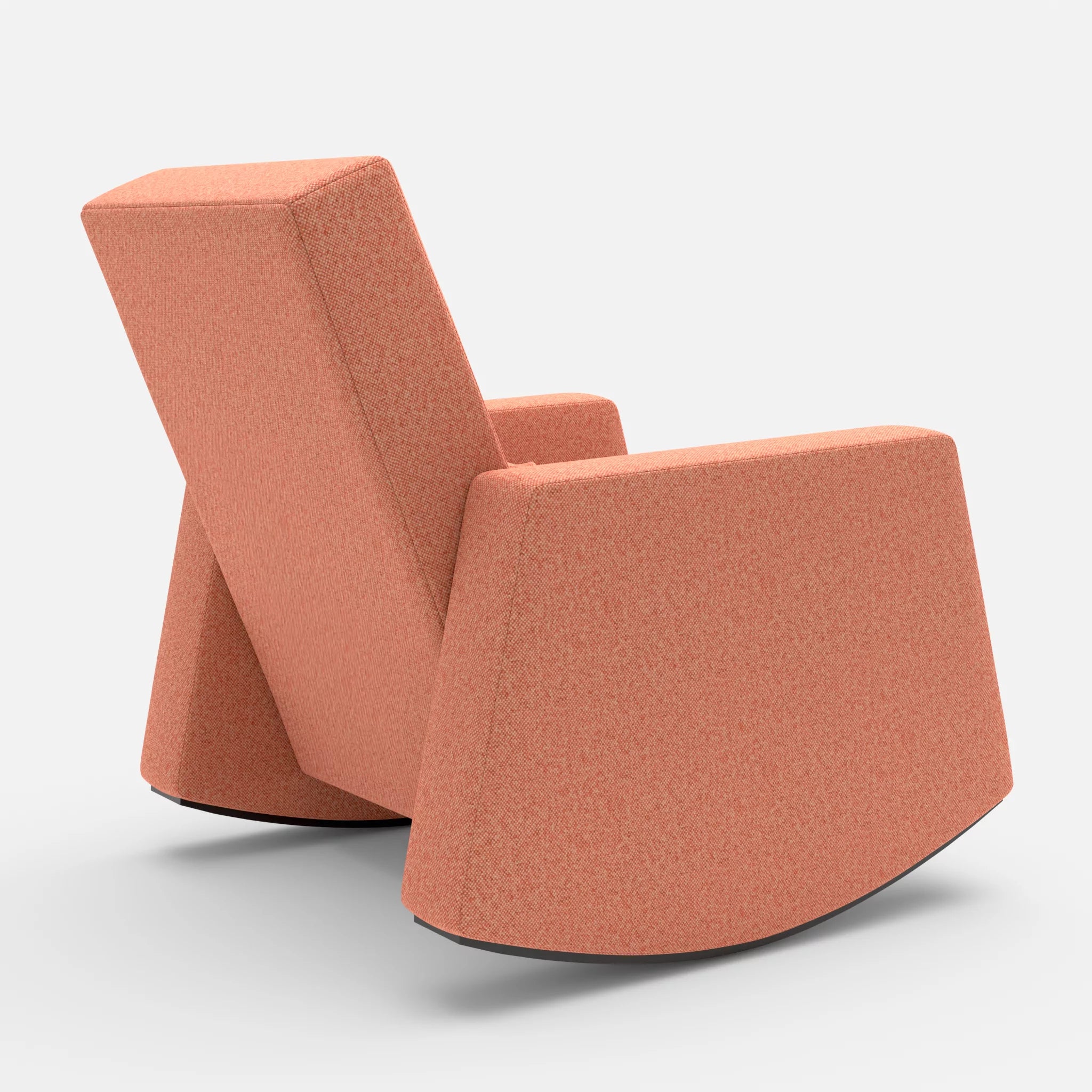 Schaukelsessel Softrocker celia0217 in Orange von hinten