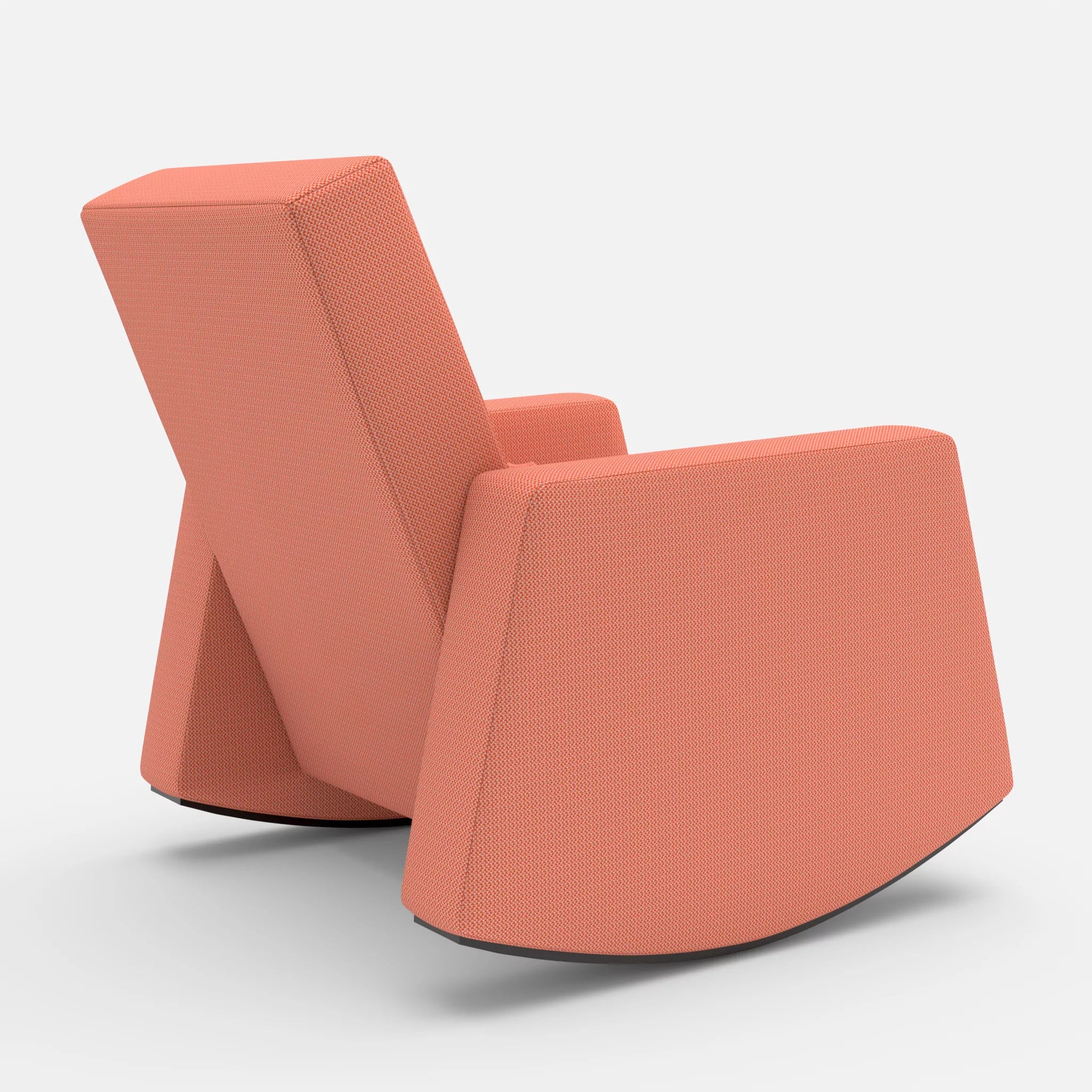Schaukelsessel Softrocker credograpefruit in Coral von hinten