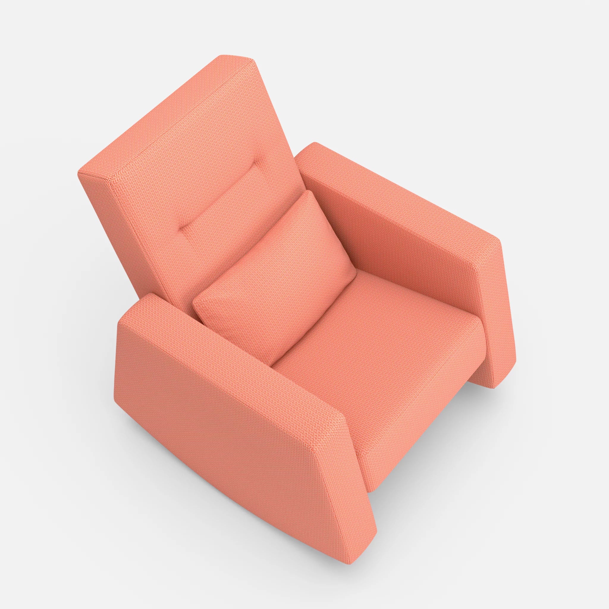 Schaukelsessel Softrocker credograpefruit in Coral von oben