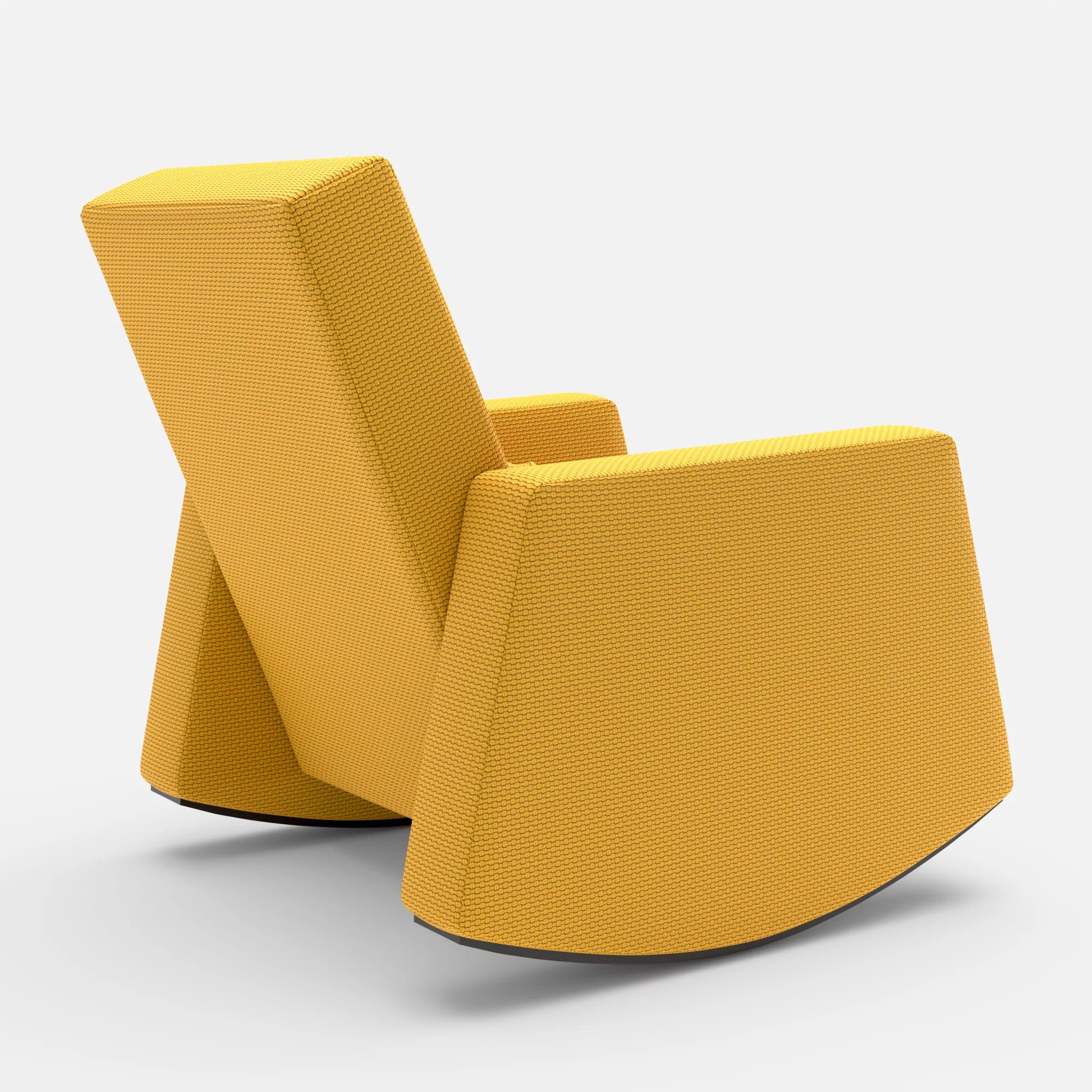 Schaukelsessel Softrocker nabucco3019 in Curry von hinten