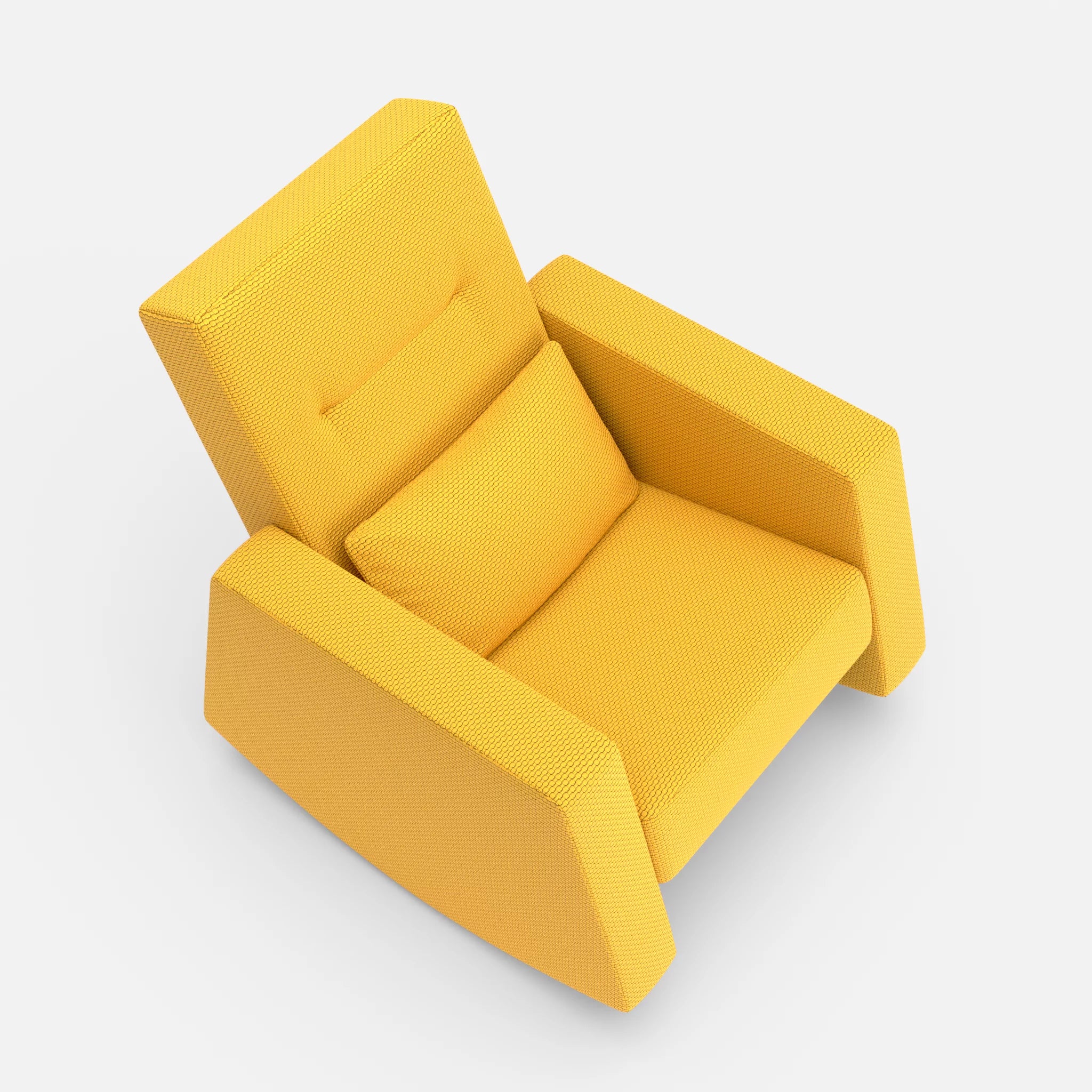 Schaukelsessel Softrocker nabucco3019 in Curry von oben