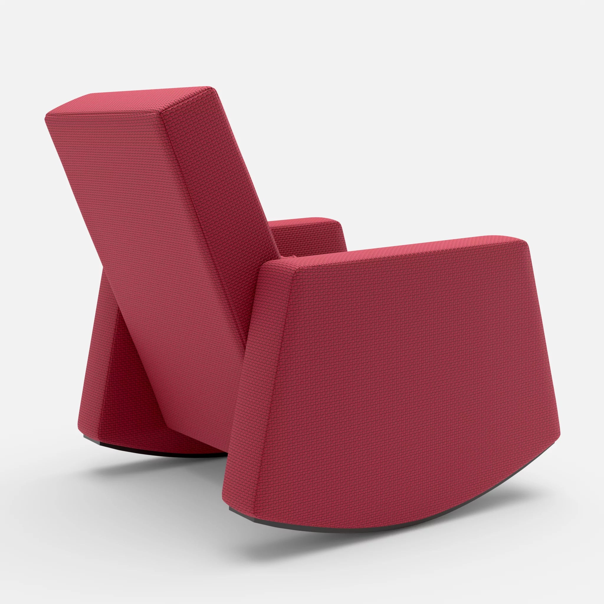 Schaukelsessel Softrocker nabucco4021 in Rot von hinten