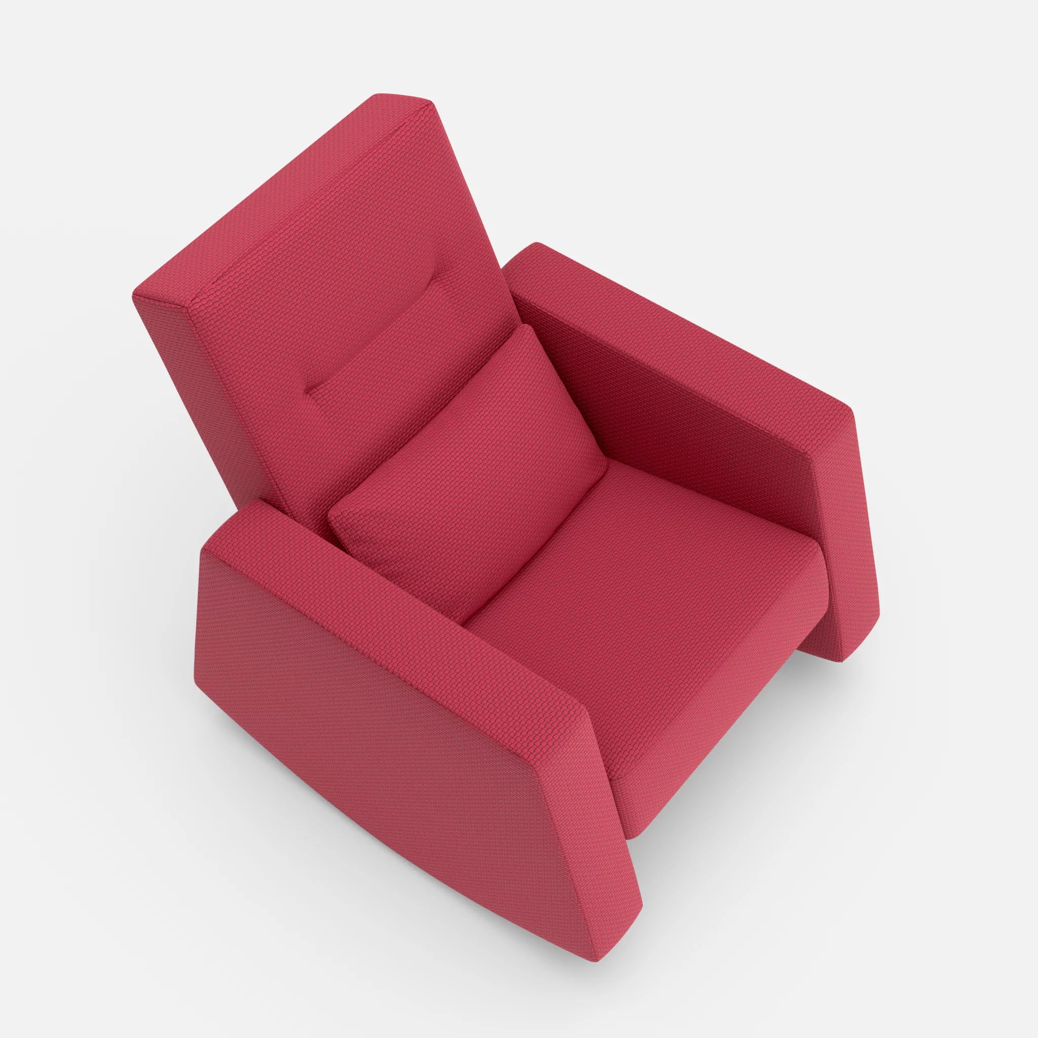 Schaukelsessel Softrocker nabucco4021 in Rot von oben