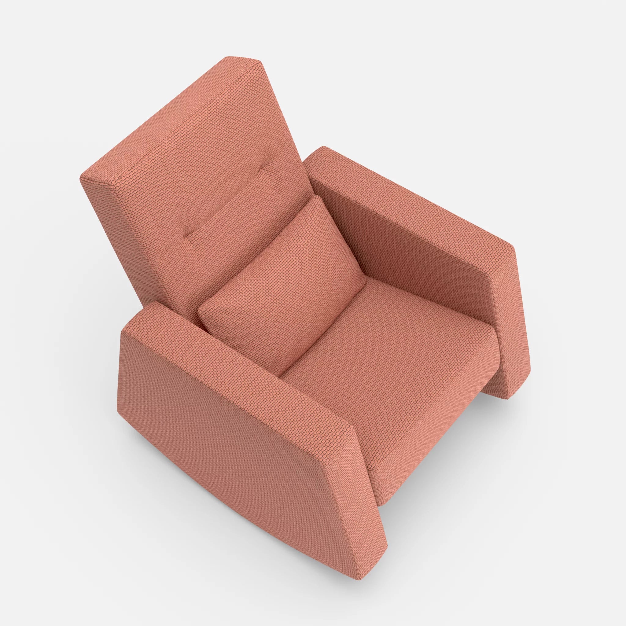 Schaukelsessel Softrocker nabucco4037 in Terracotta von oben