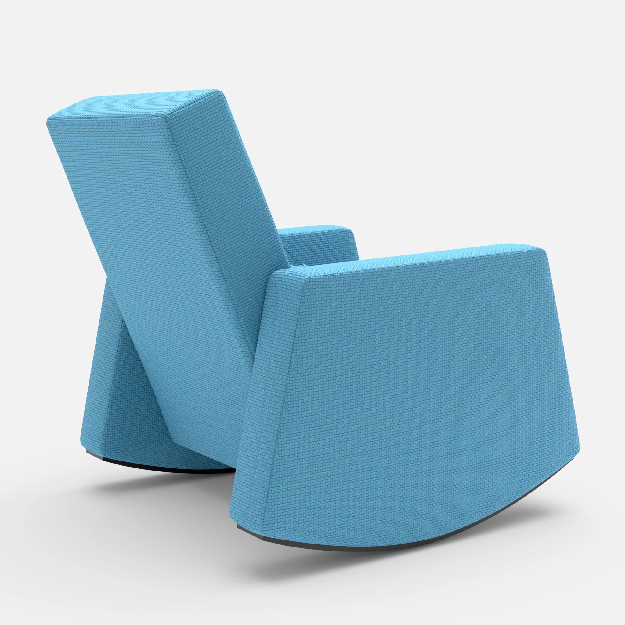 Schaukelsessel Softrocker nabucco6043 in Blau von hinten
