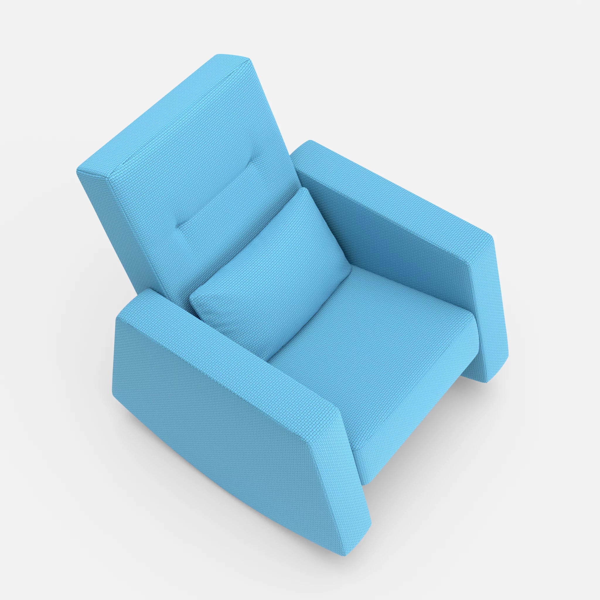 Schaukelsessel Softrocker nabucco6043 in Blau von oben