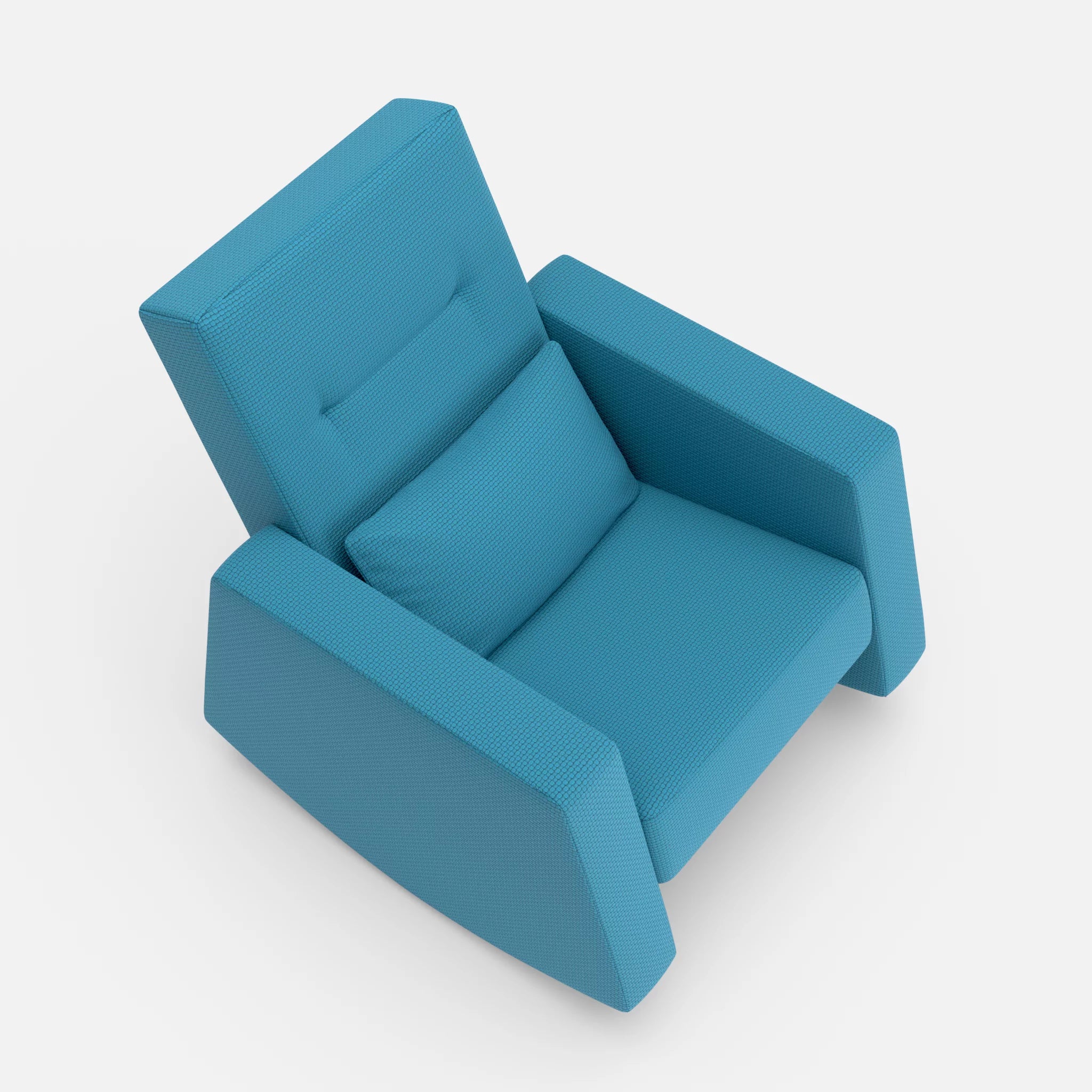 Schaukelsessel Softrocker nabucco6075 in Blau von oben