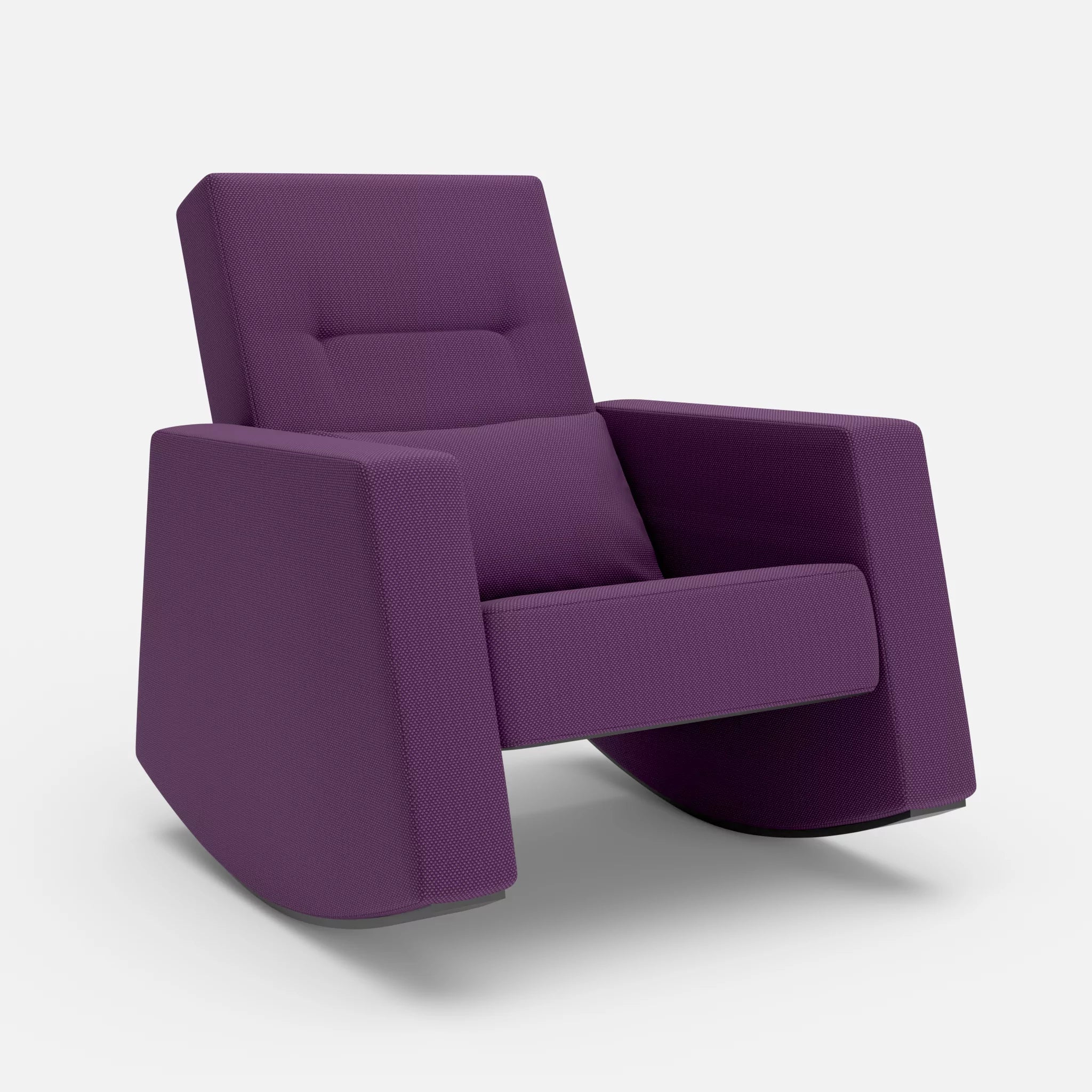 Schaukelsessel Softrocker novumprune in Violett von vorne
