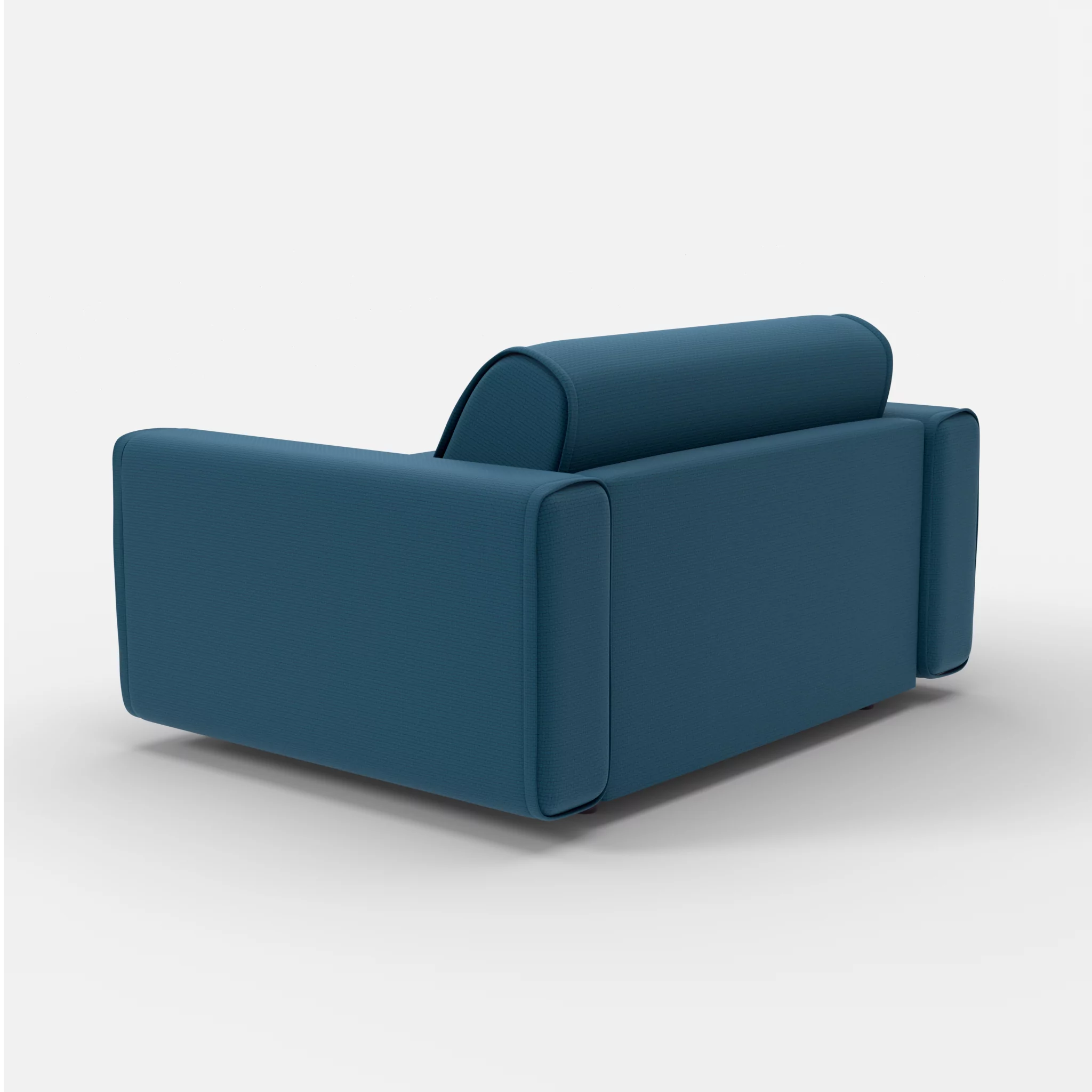 Sessel Belleform mit breiter Armlehne 4 nabucco6075 in Blau von hinten