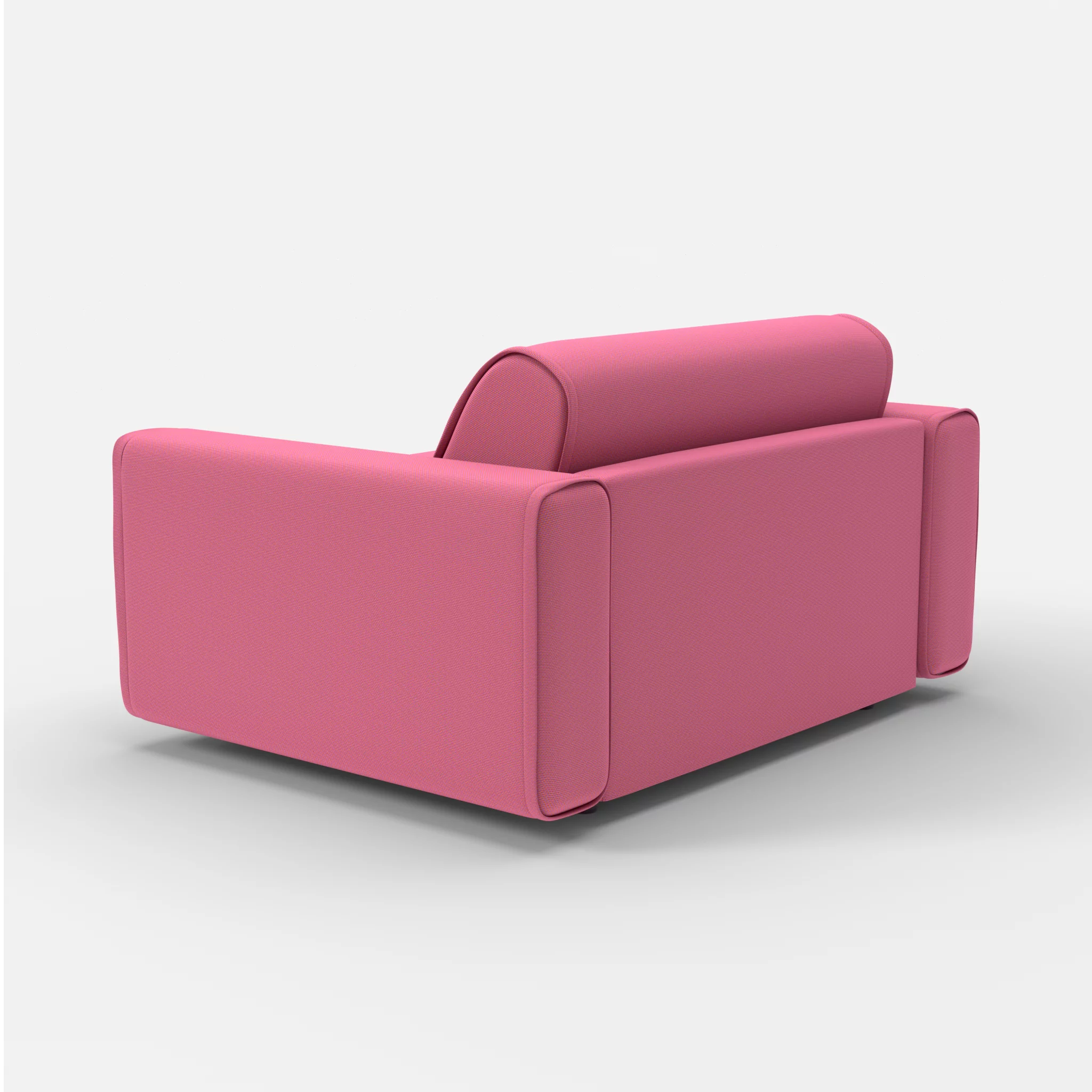 Sessel Belleform mit breiter Armlehne 4 novumlitchi in Violett von hinten