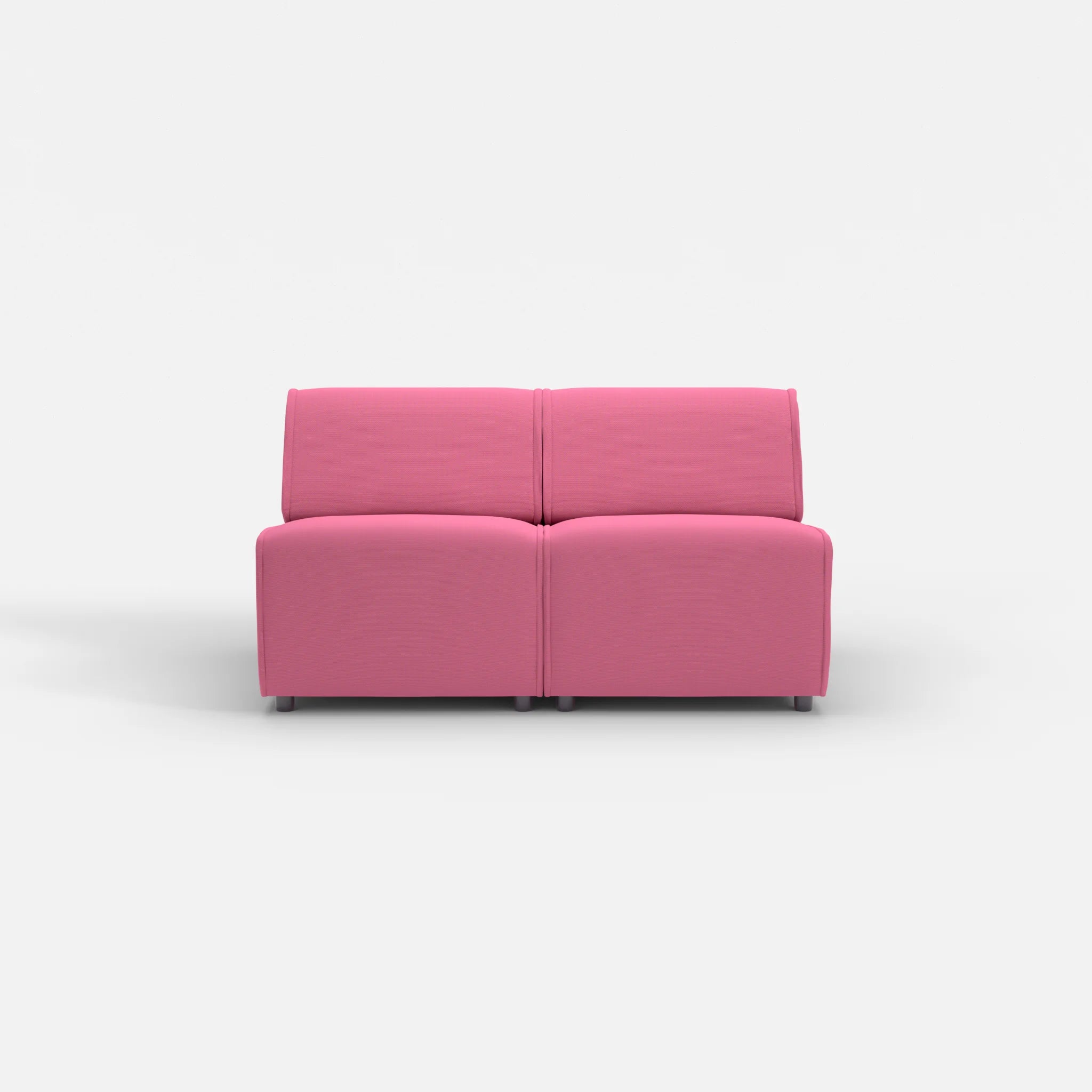 2 Sitzer Sofa Belleform ohne Armlehne 1 novumlitchi in Violett von vorne