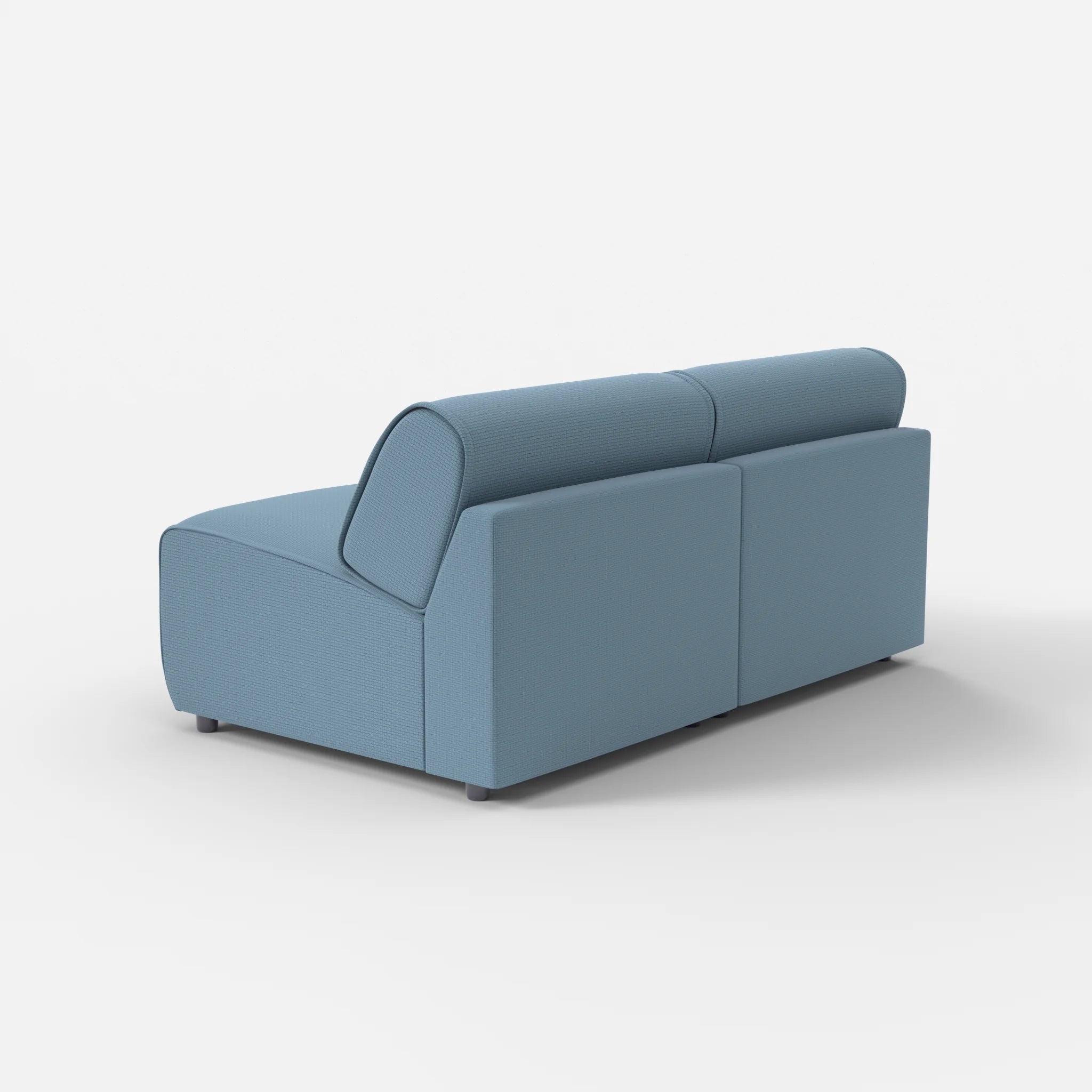 2 Sitzer Sofa Belleform ohne Armlehne 2 nabucco6043 in Blau von hinten