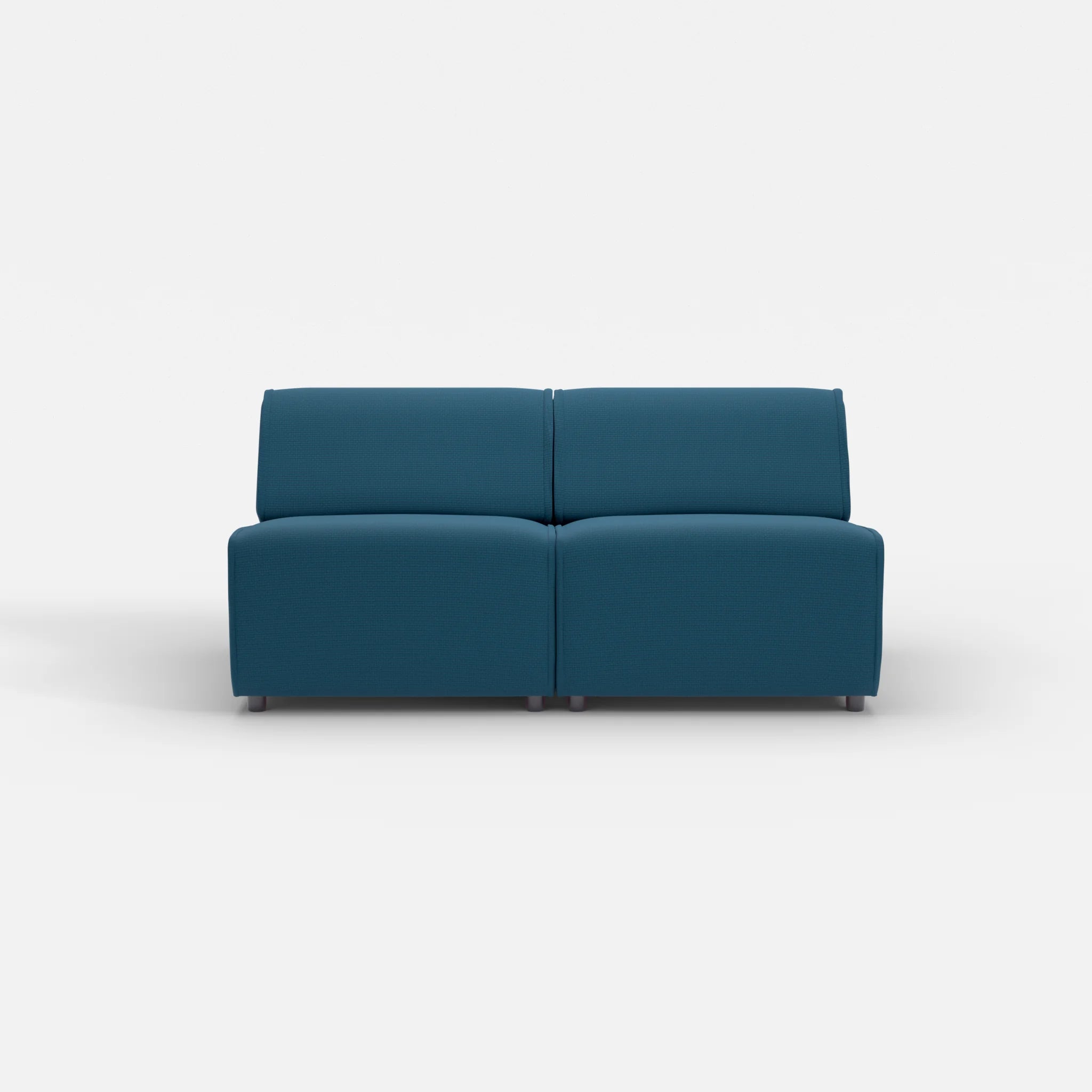 2 Sitzer Sofa Belleform ohne Armlehne 2 nabucco6075 in Blau von vorne