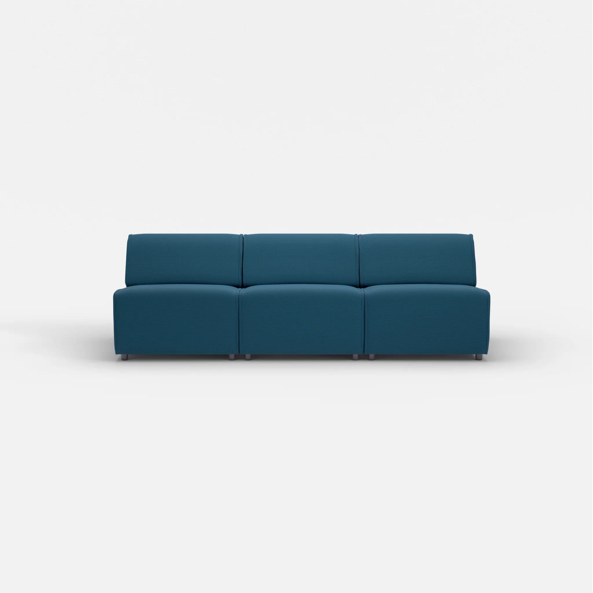 3 Sitzer Sofa Belleform ohne Armlehne 2 nabucco6075 in Blau von vorne