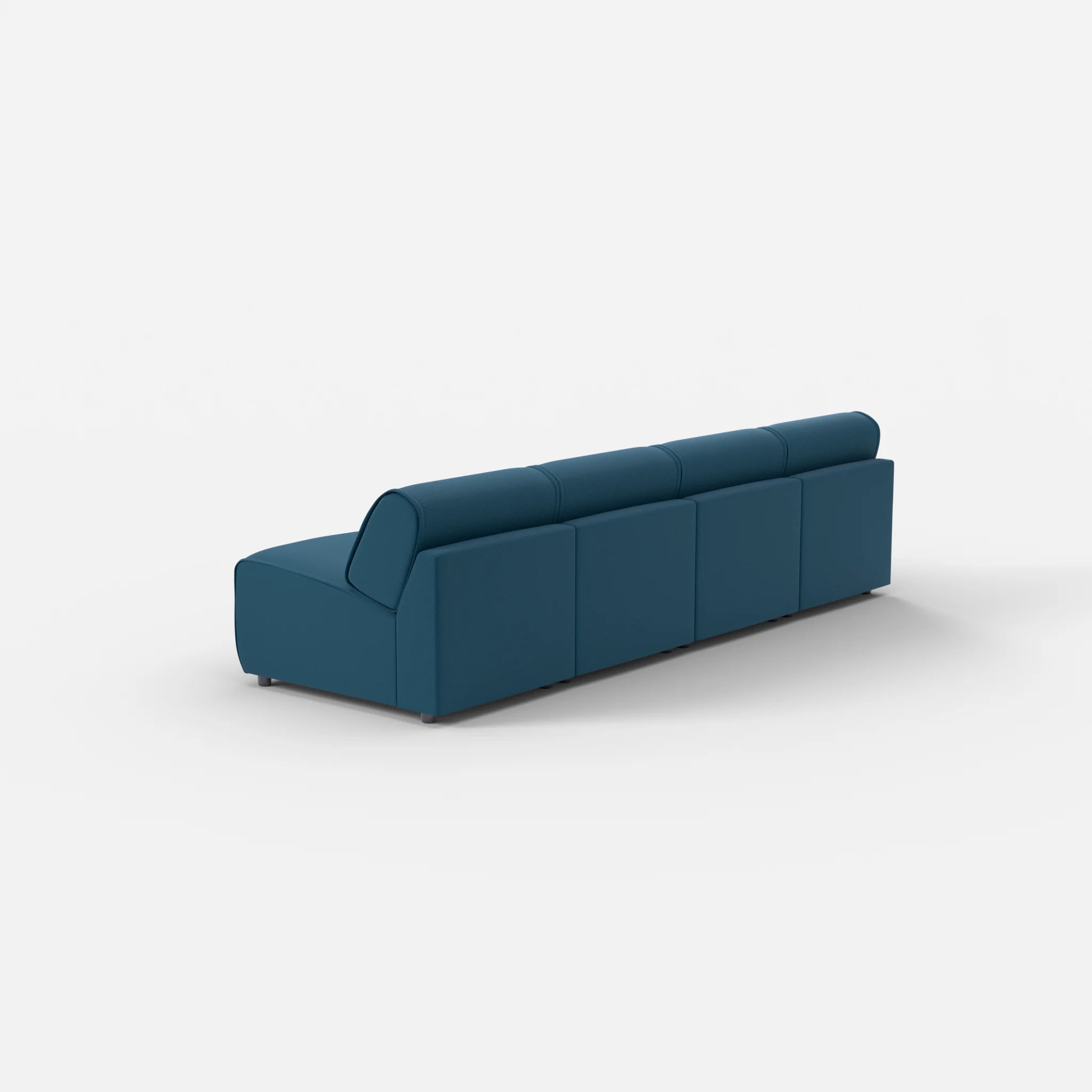 4 Sitzer Sofa Belleform ohne Armlehne 1 nabucco6075 in Blau von hinten
