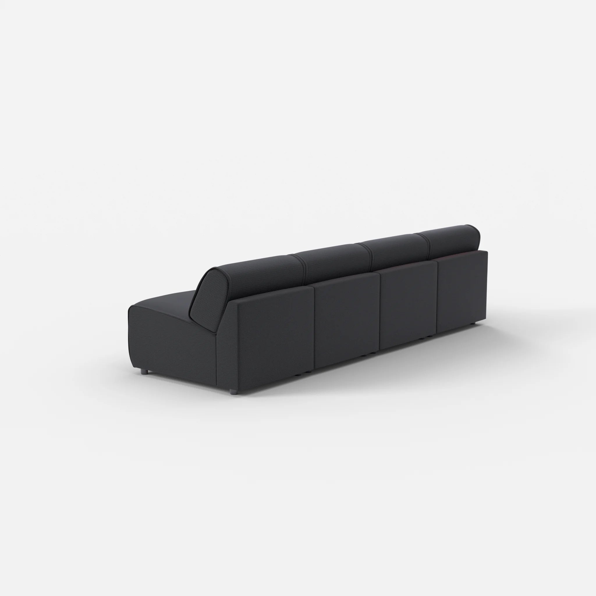 4 Sitzer Sofa Belleform ohne Armlehne 1 nabucco8019 in Anthrazit von hinten
