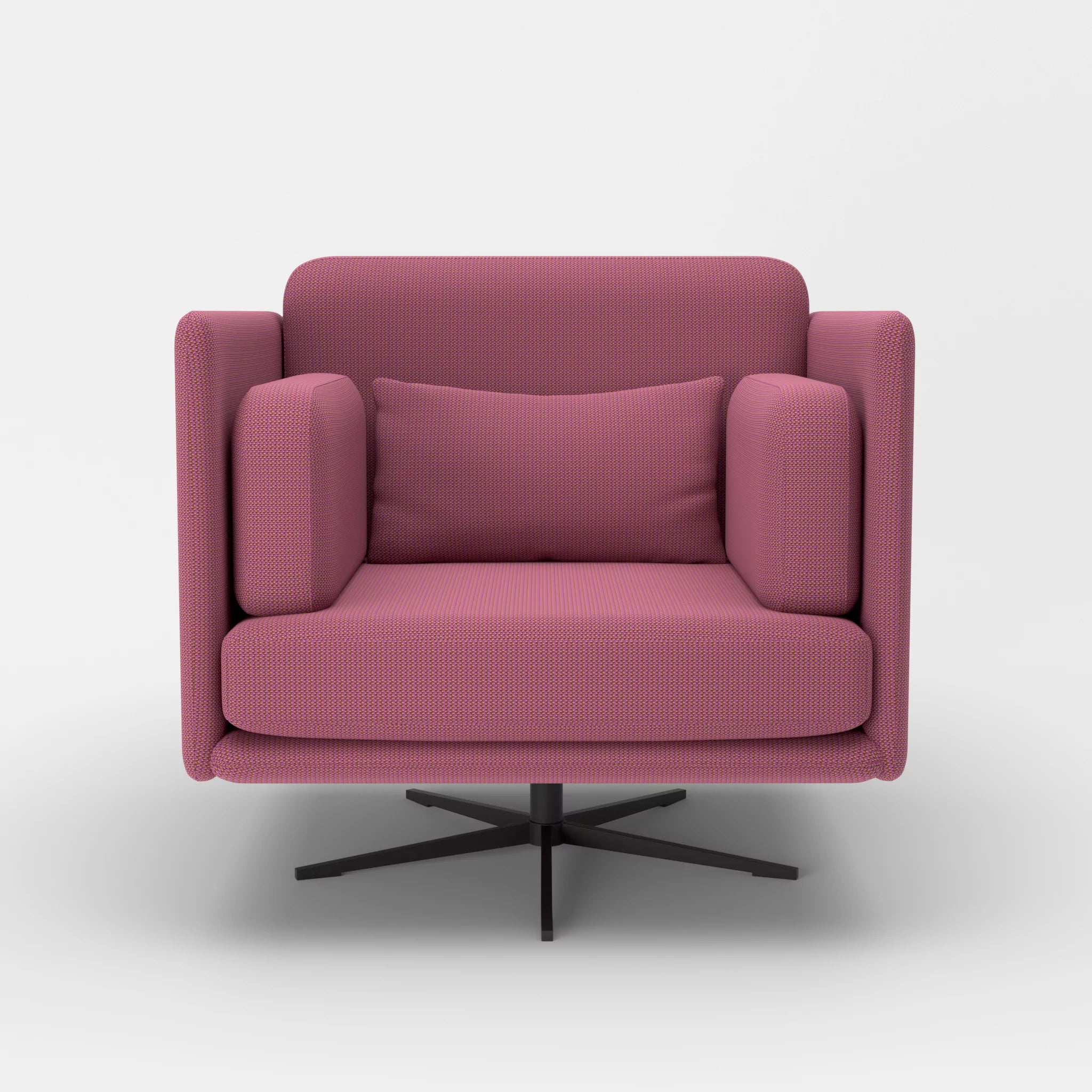Loungesessel Egon credobreva-credobreva in Violett und Violett von vorne