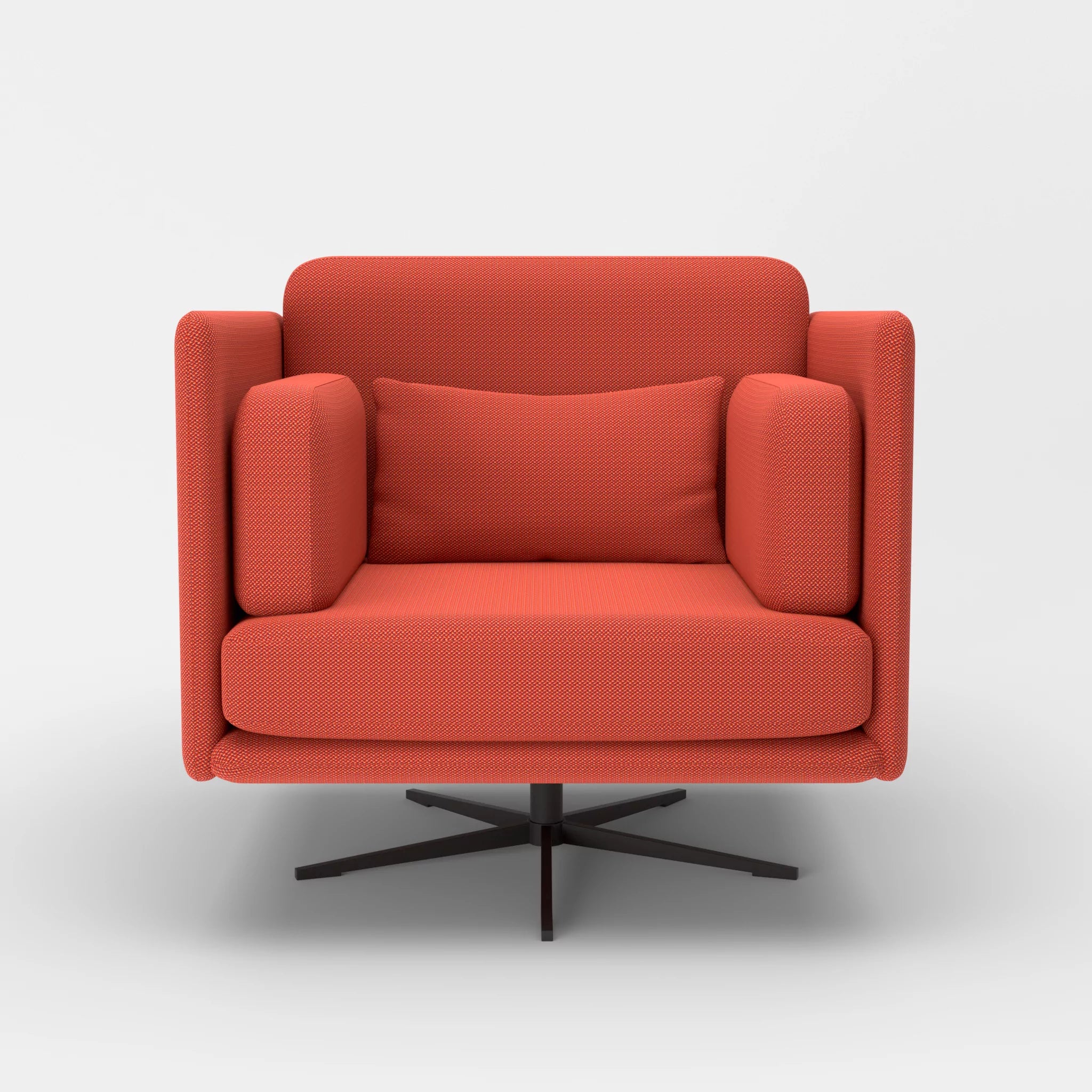 Loungesessel Egon credolampion-credolampion in Rot und Rot von vorne