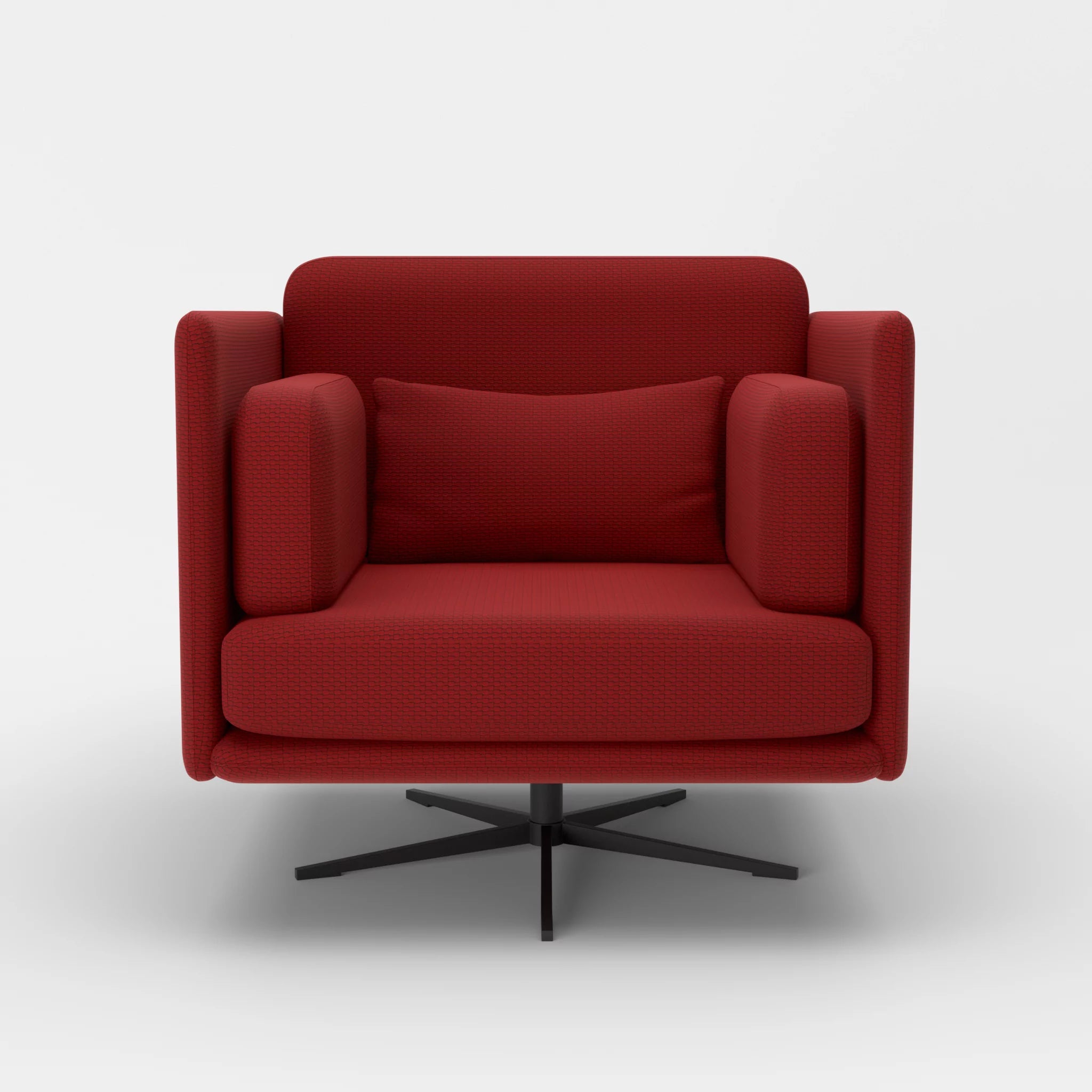 Loungesessel Egon nabucco4021-nabucco4021 in Rot und Rot von vorne
