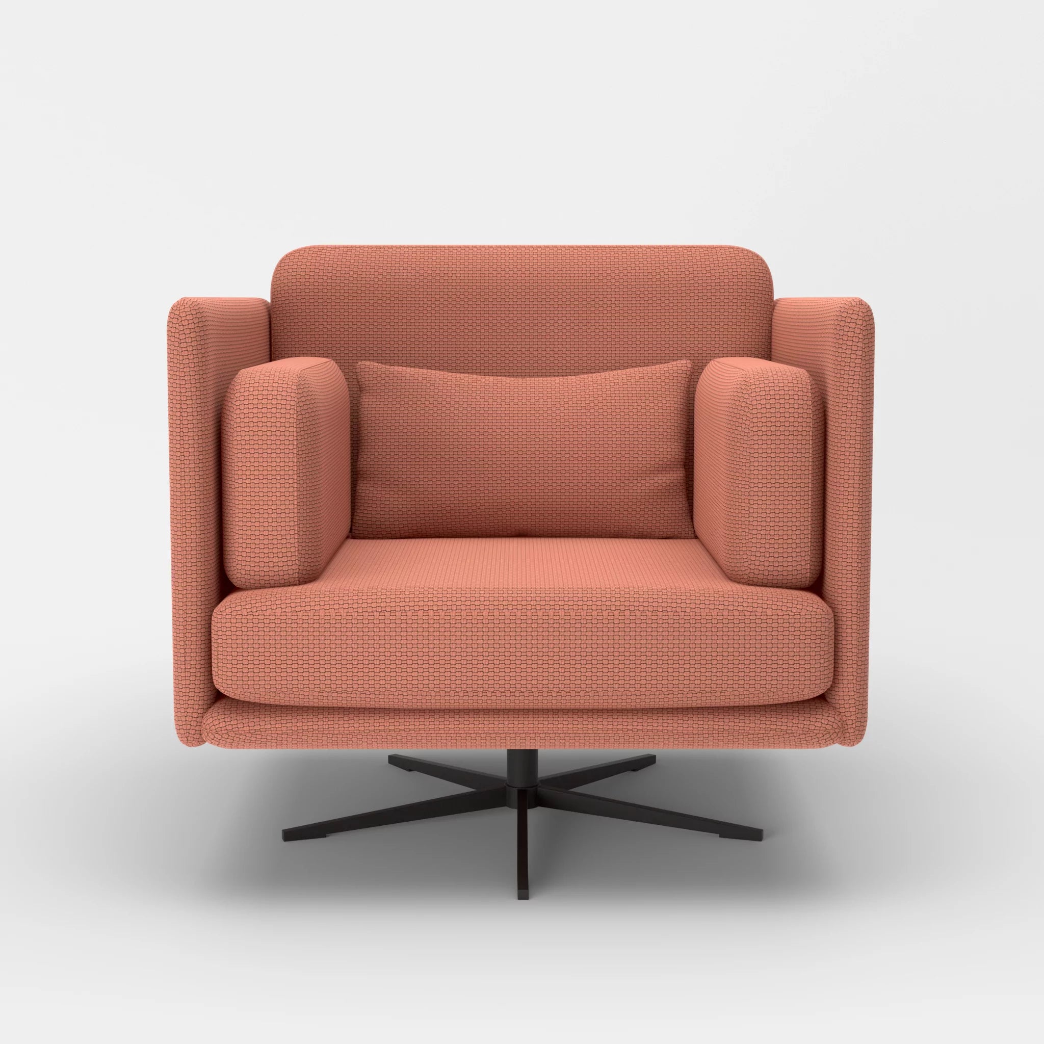 Loungesessel Egon nabucco4037-nabucco4037 in Terracotta und Terracotta von vorne