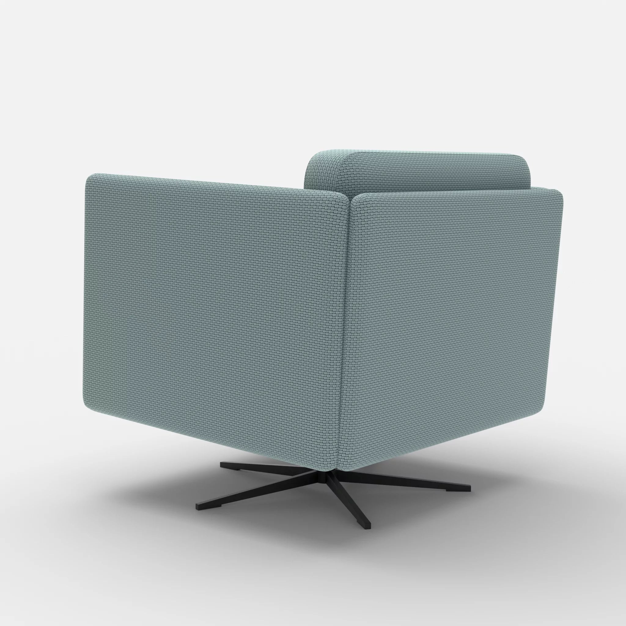 Loungesessel Egon nabucco6030-nabucco6030 in Hellblau und Hellblau von hinten