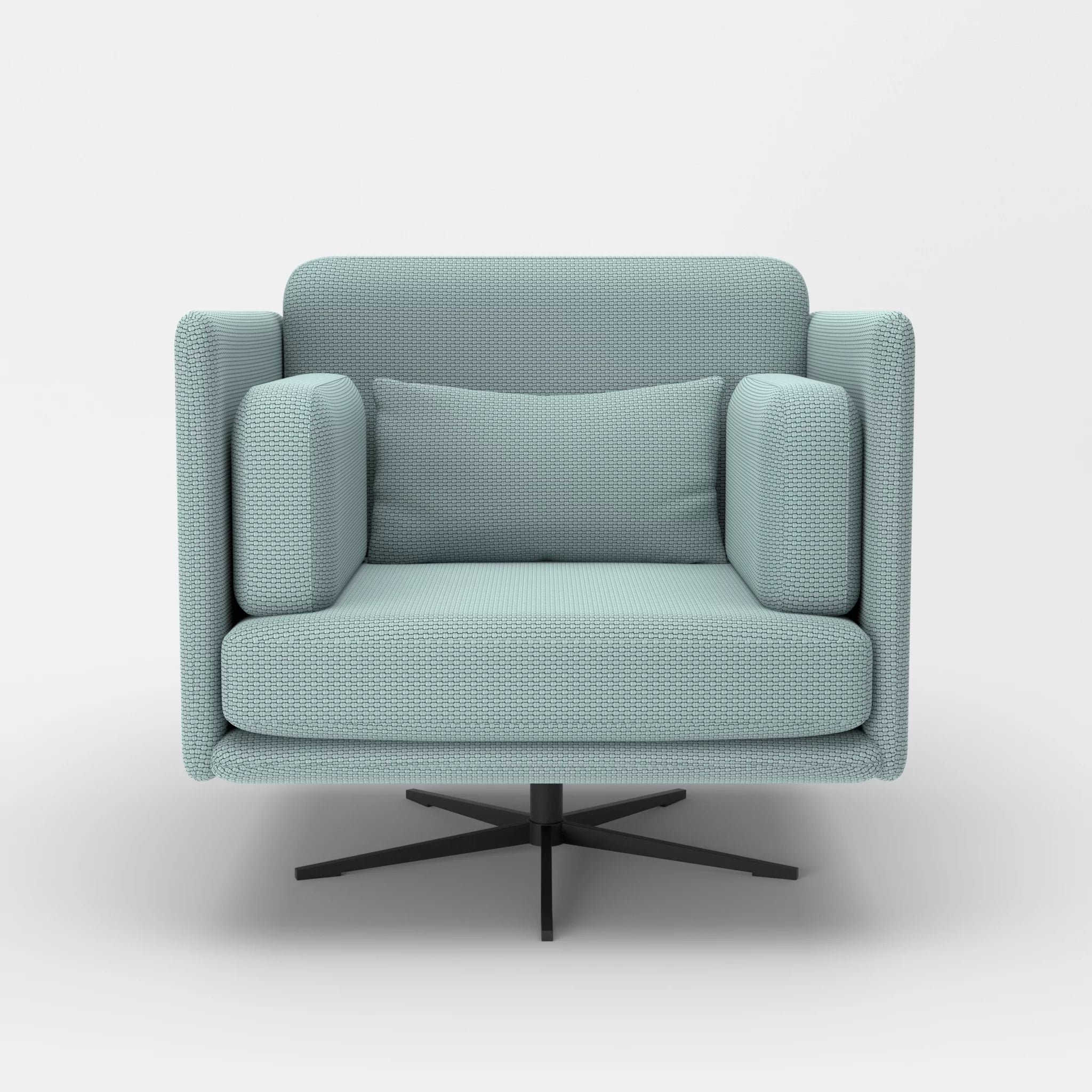 Loungesessel Egon nabucco6030-nabucco6030 in Hellblau und Hellblau von vorne