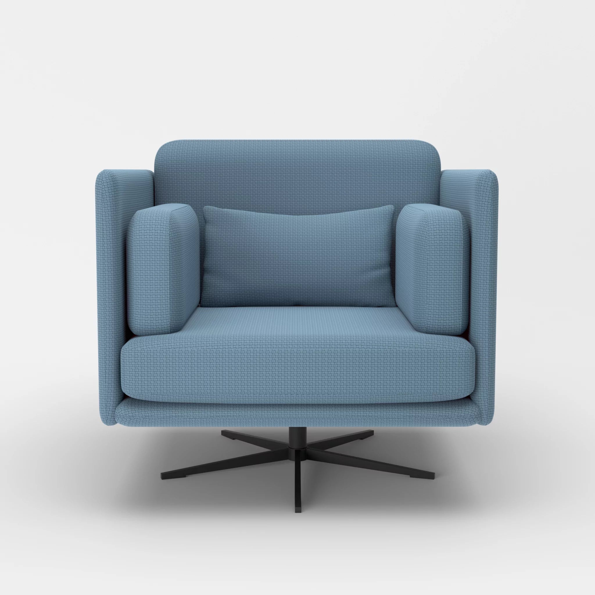 Loungesessel Egon nabucco6043-nabucco6043 in Blau und Blau von vorne