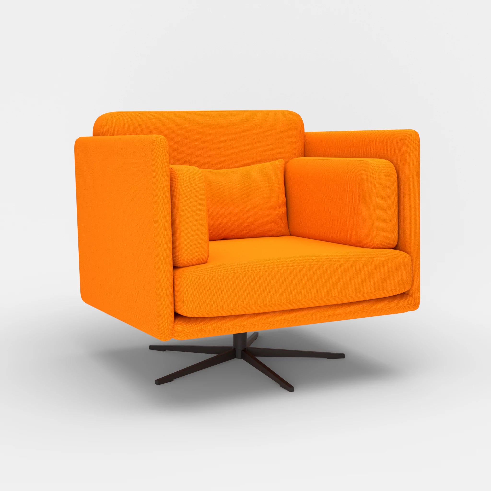 Loungesessel Egon radio3082-radio3082 in Orange und Orange von der Seite