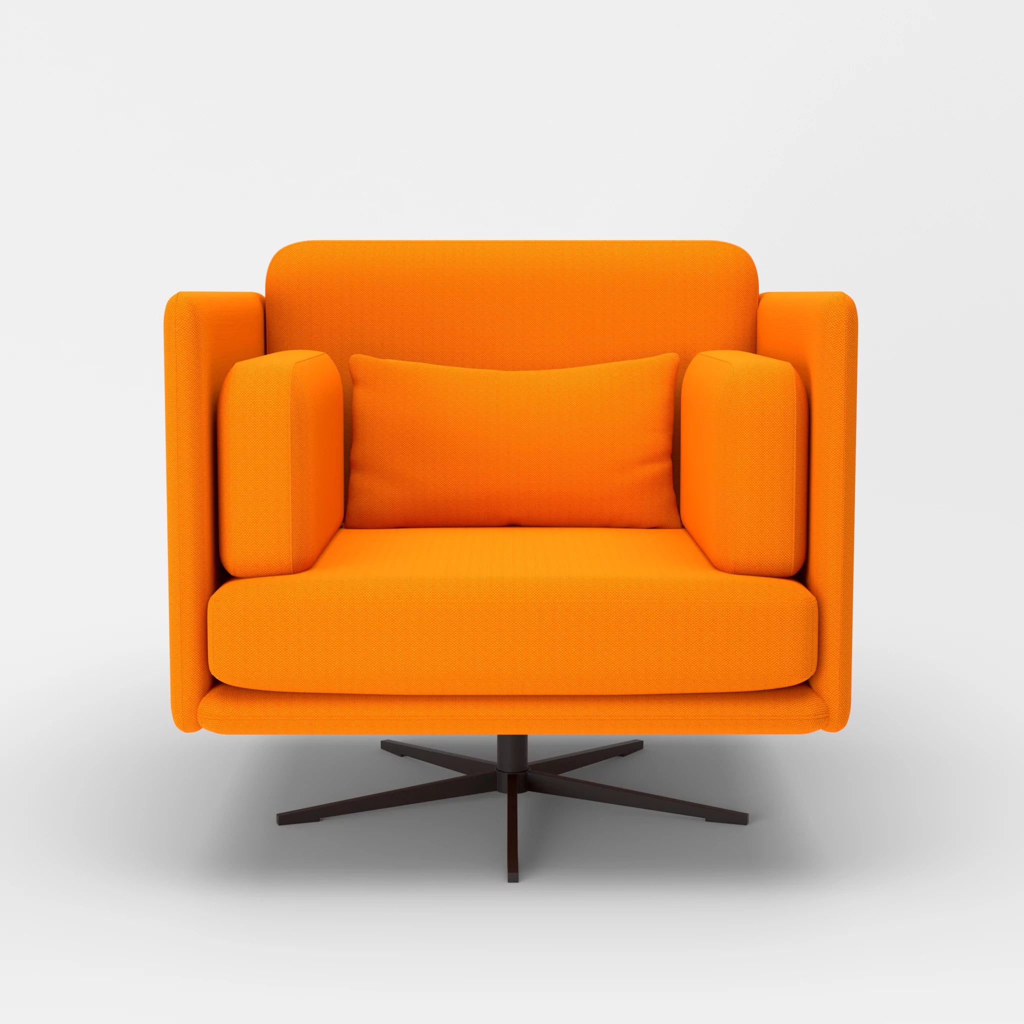 Loungesessel Egon radio3082-radio3082 in Orange und Orange von vorne