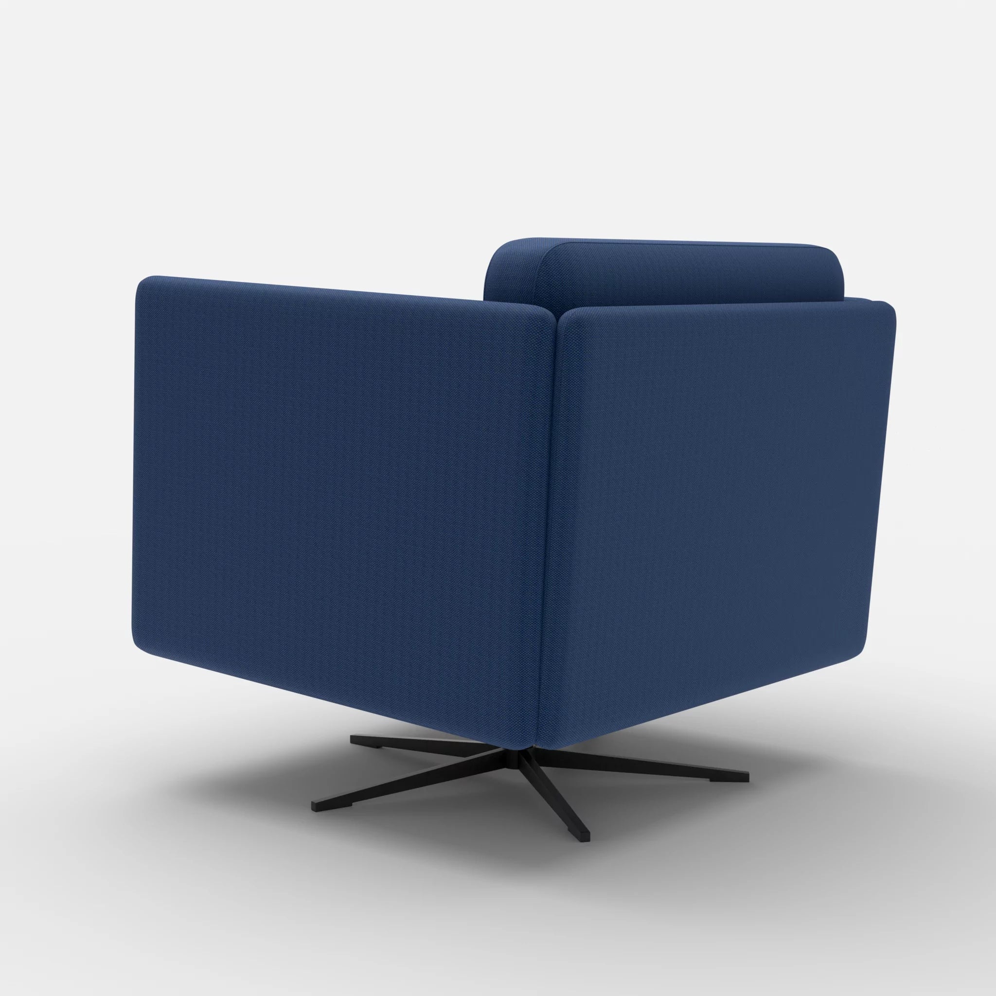 Loungesessel Egon radio6598-radio6598 in Navy und Navy von hinten